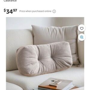 Elegant Cream Accent Pillow